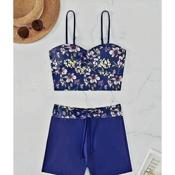 NEW WITH TAGS CHIC ME TANKINI SET - Picture 3 of 5